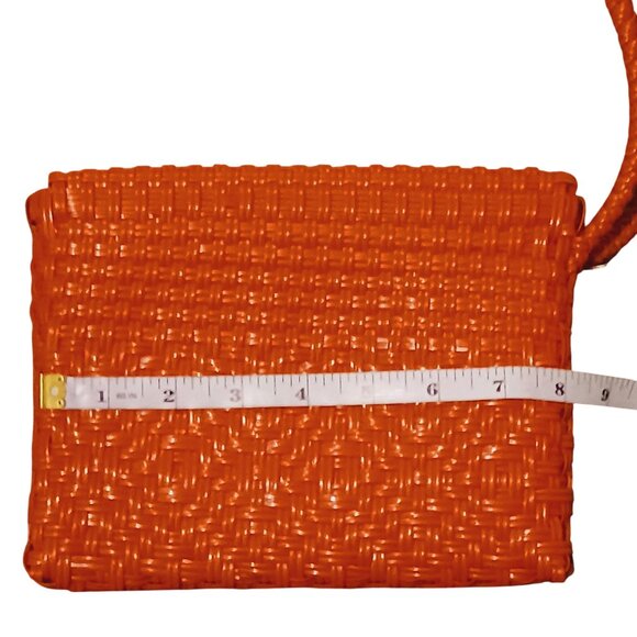 NEW Chisme Lifestyle Handwoven Recycled Plastic Wristlet‎ Sustainable Handbag - Picture 4 of 7